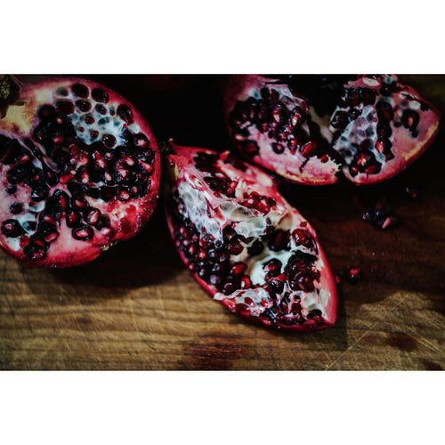 Aromatic fragrancia Frutas de Granada Oscura para velas con Granada, Ruibarbo, Ciruela, Frambuesa, Sandía